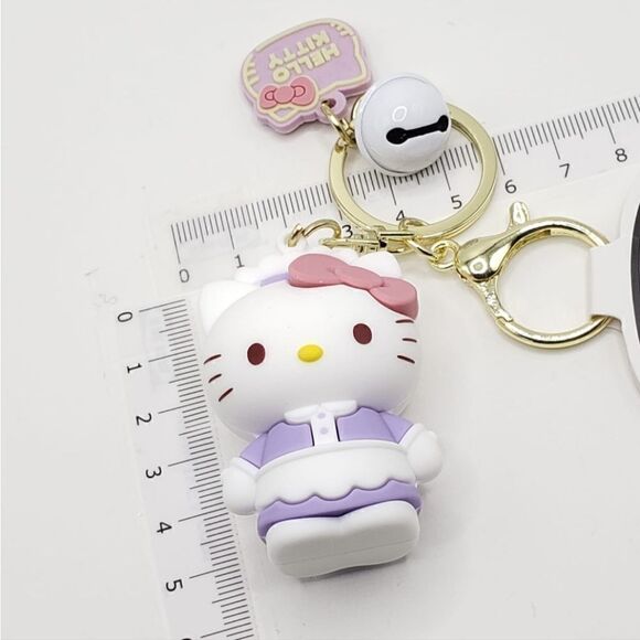 Brand New Hello Kitty Purple Keychain #3 - Picture 4 of 4